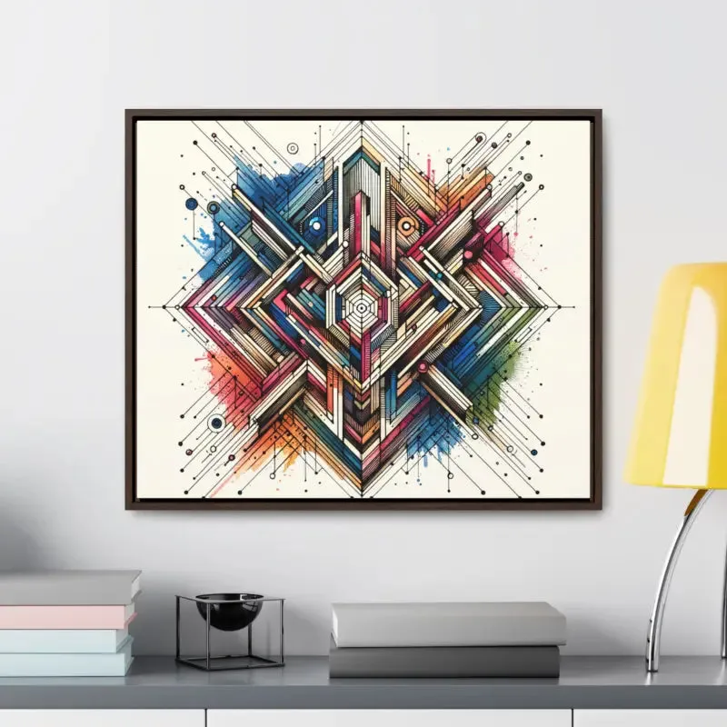 Geometric Gallery Canvas Wraps Elevate your Space