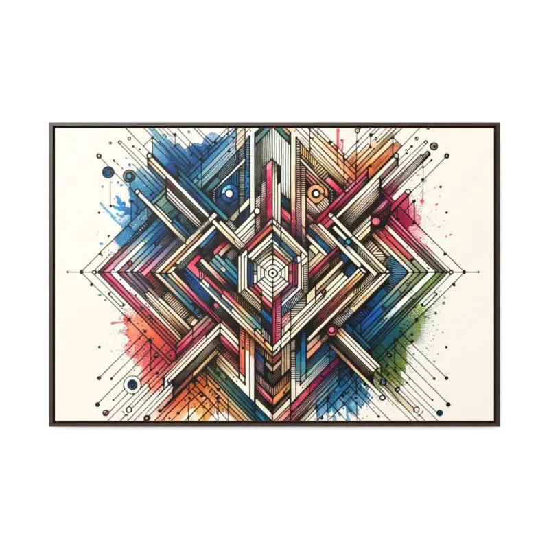 Geometric Gallery Canvas Wraps Elevate your Space