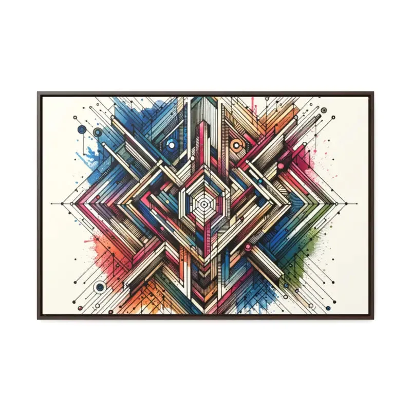 Geometric Gallery Canvas Wraps Elevate your Space