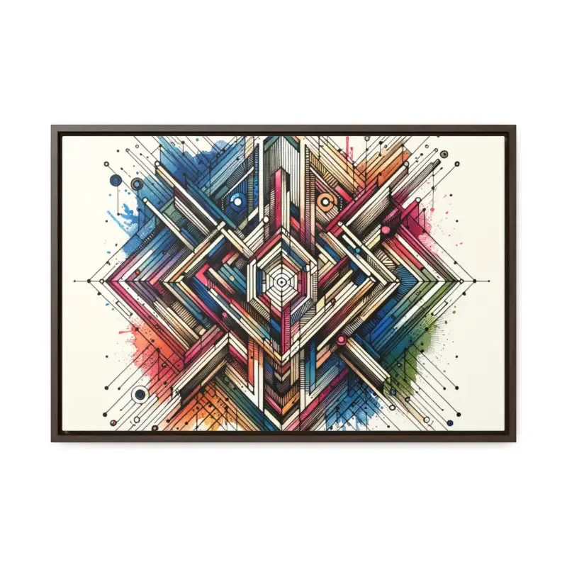 Geometric Gallery Canvas Wraps Elevate your Space
