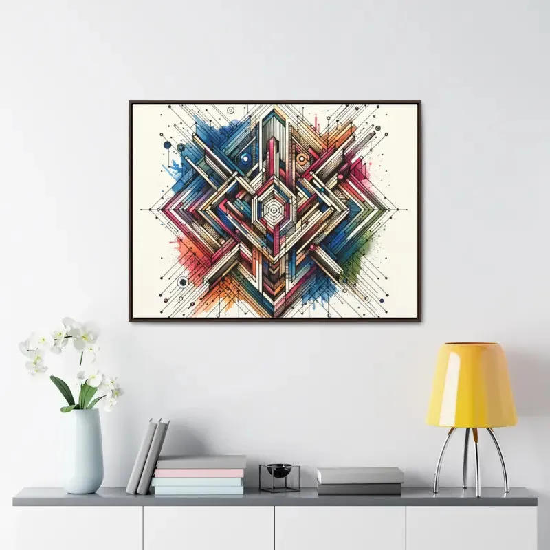 Geometric Gallery Canvas Wraps Elevate your Space