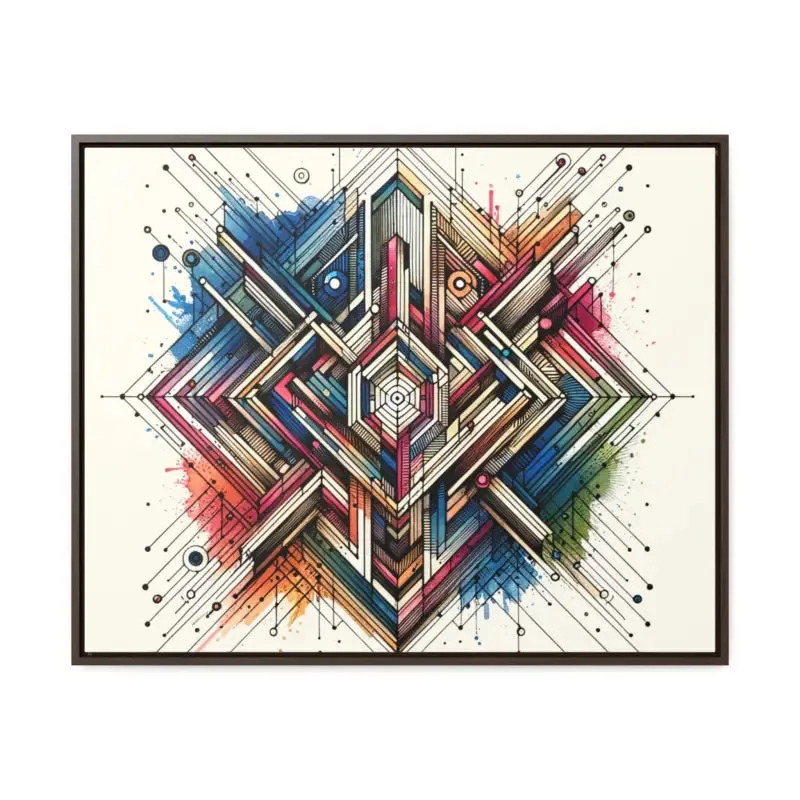 Geometric Gallery Canvas Wraps Elevate your Space