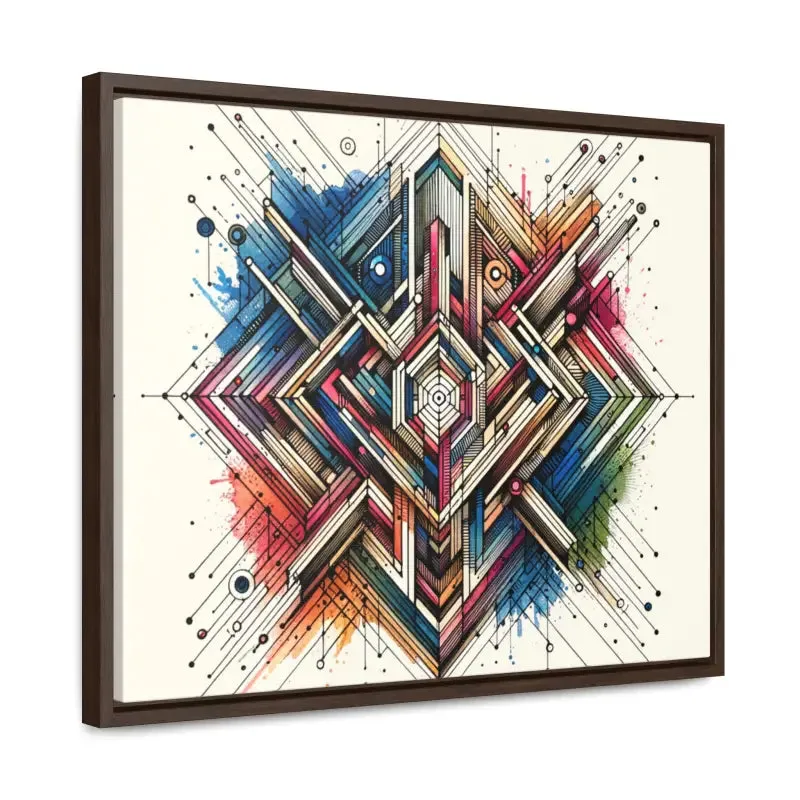 Geometric Gallery Canvas Wraps Elevate your Space