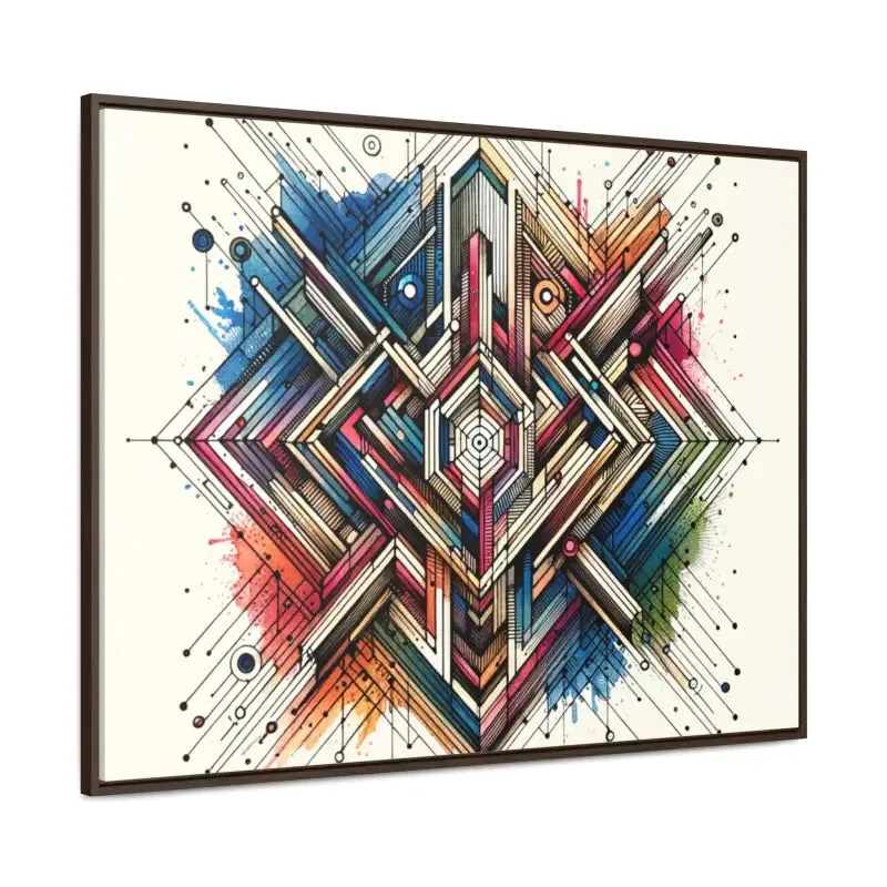Geometric Gallery Canvas Wraps Elevate your Space