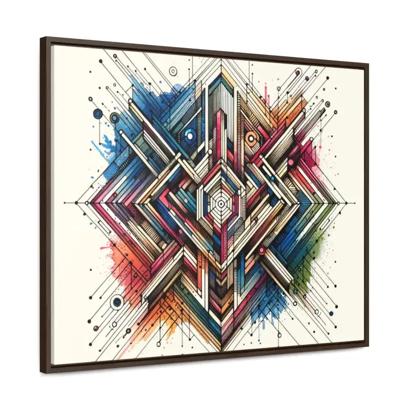 Geometric Gallery Canvas Wraps Elevate your Space
