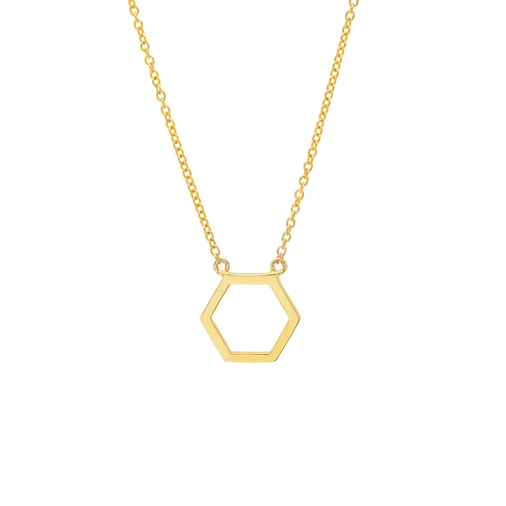 Geometric Gold Necklace