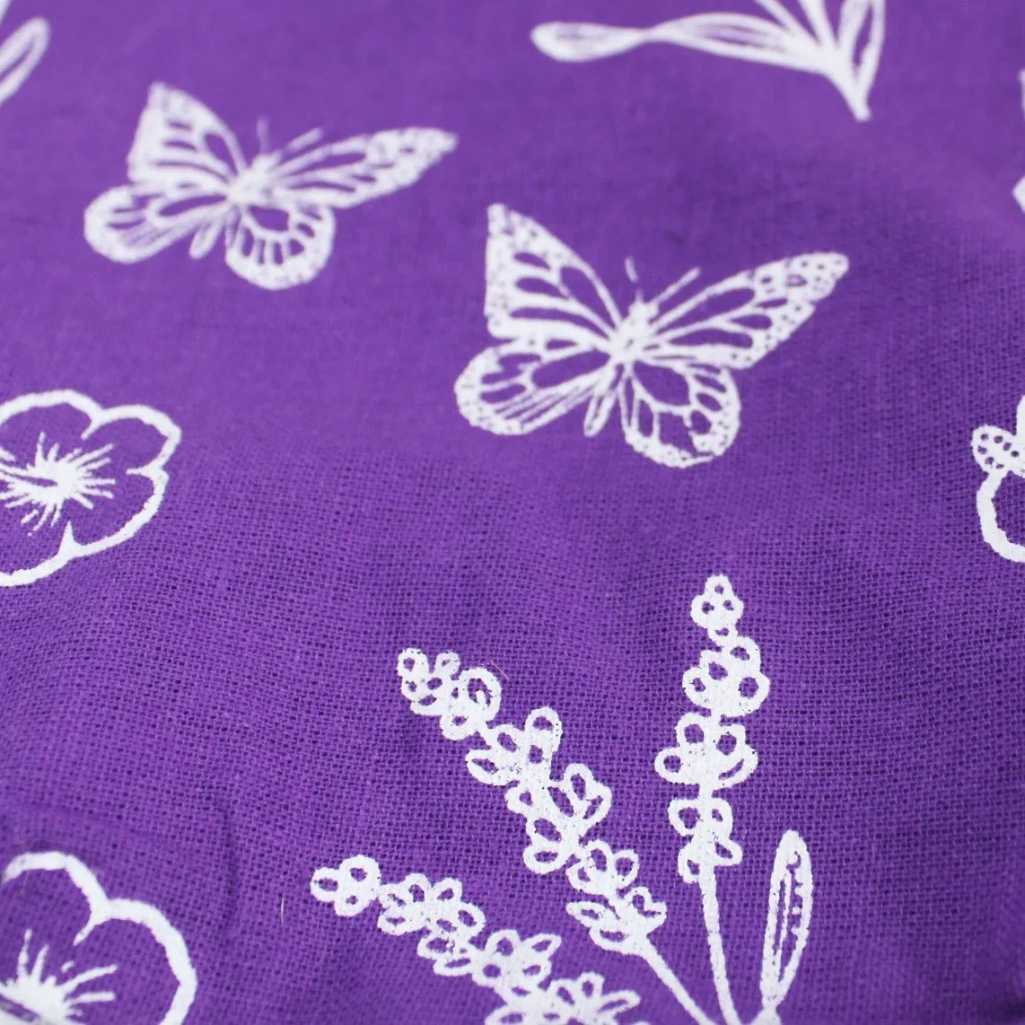 Gift Bag - Natural Jute Cotton - Lavender Lining