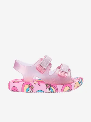 Girls Mix Unicorn Sandals in Pink