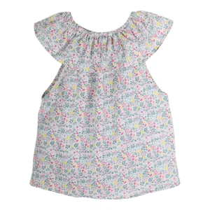 Girls Polinda Flower Print Blouse