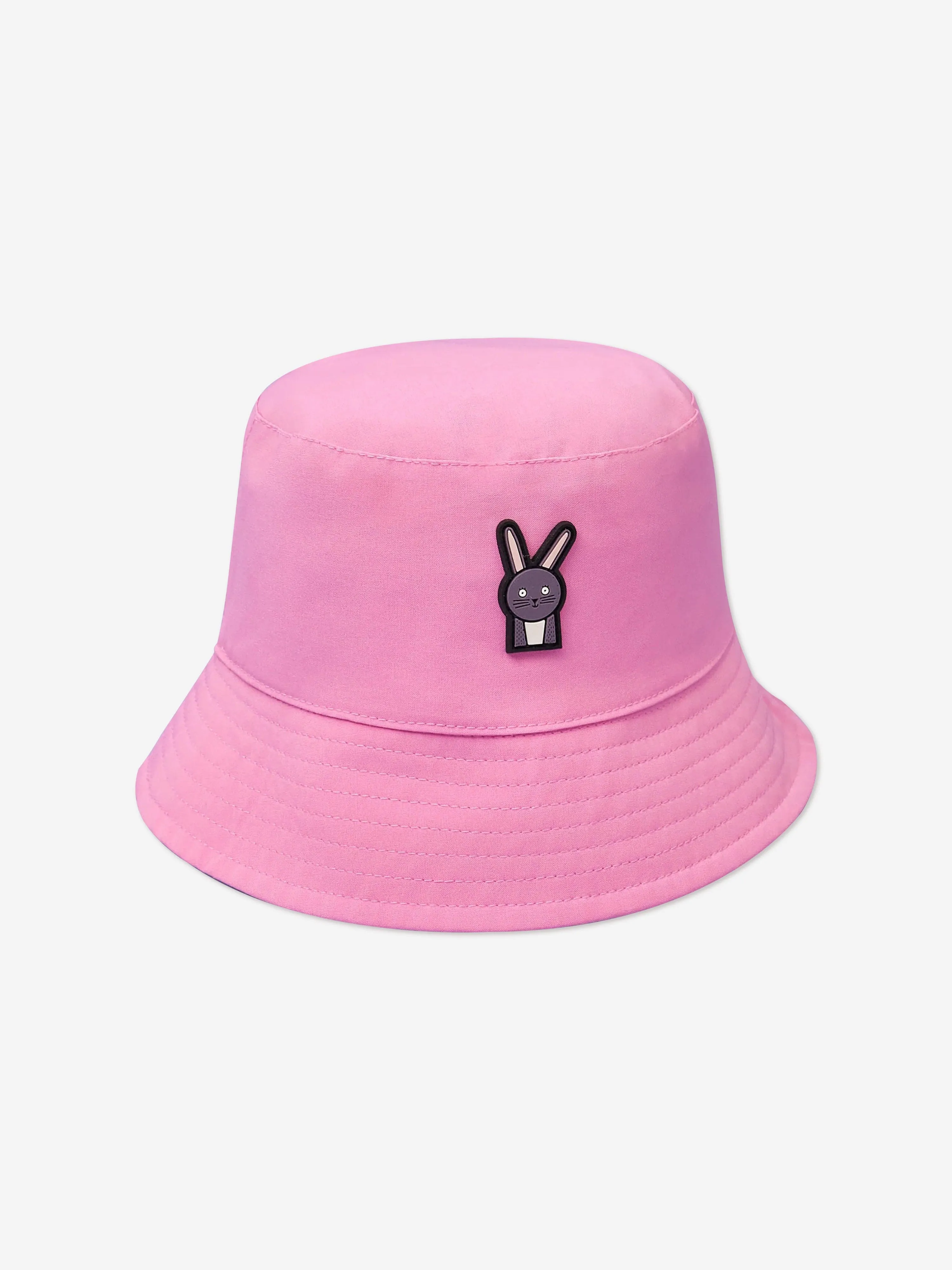 Girls Unicorn and Bunny Reversible Bucket Hat in Multicolour