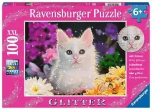 Glitter White Cat 100PC