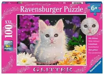 Glitter White Cat 100PC