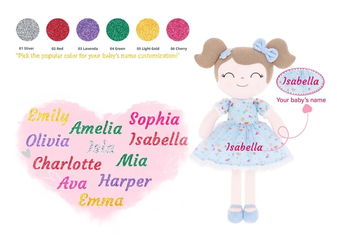 Gloveleya 16-inch Personalized Flower Fairy Girls Dolls Series