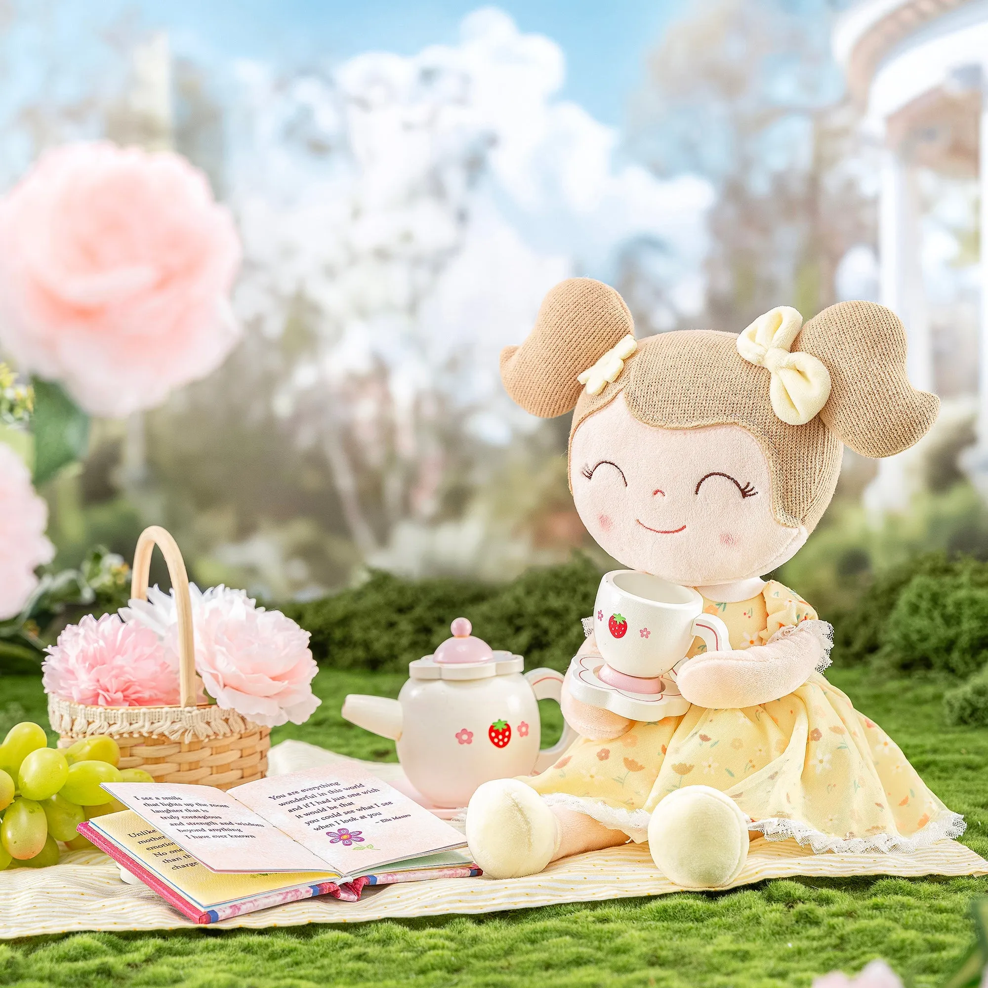 Gloveleya 16-inch Personalized Flower Fairy Girls Dolls Series