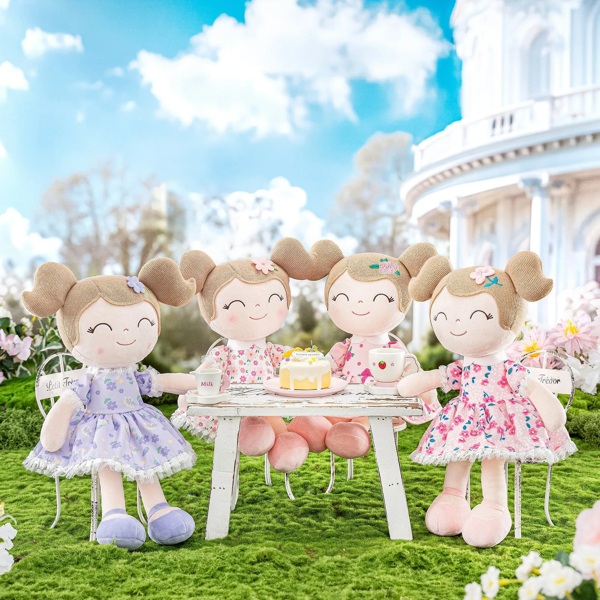 Gloveleya 16-inch Personalized Flower Fairy Girls Dolls Series