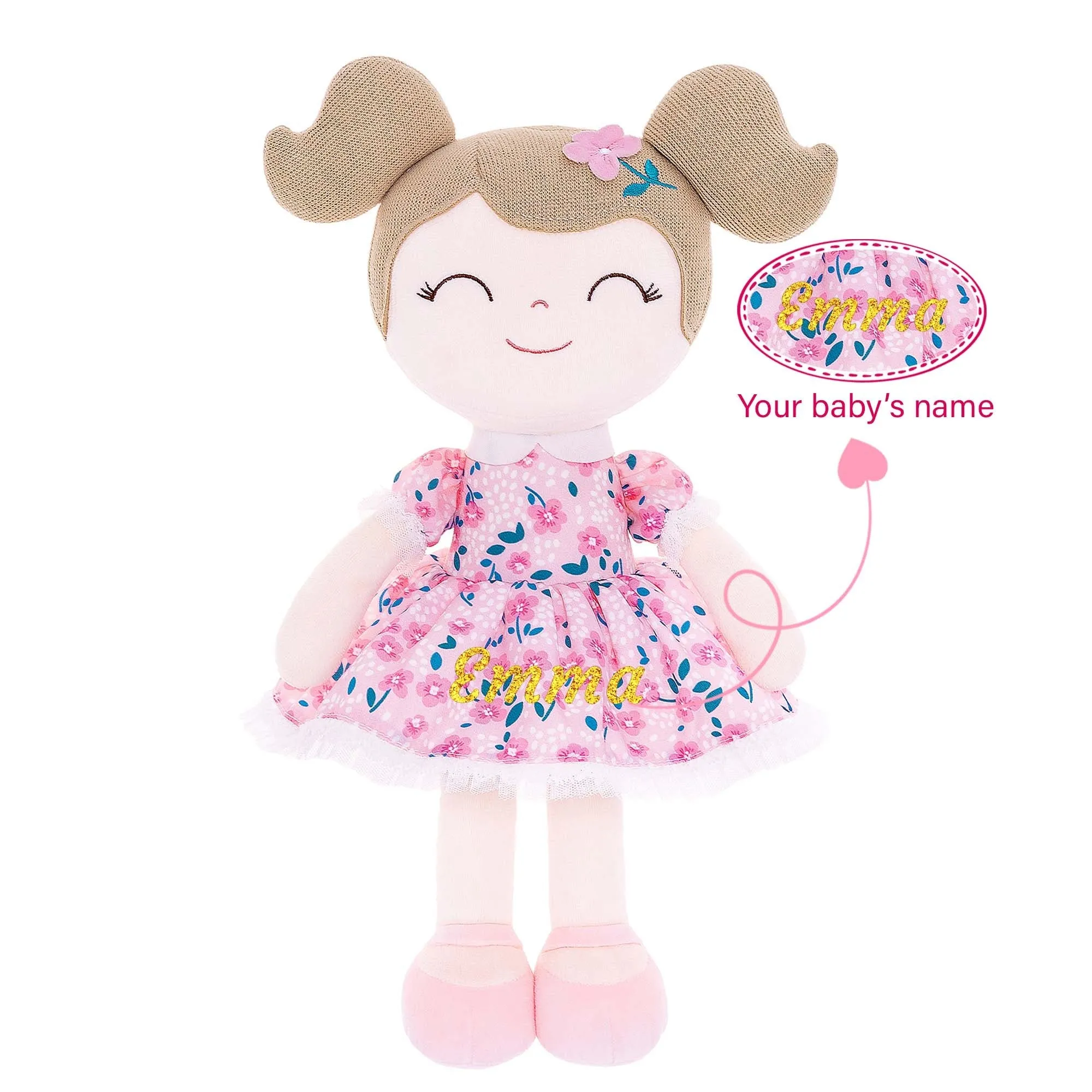 Gloveleya 16-inch Personalized Flower Fairy Girls Dolls Series