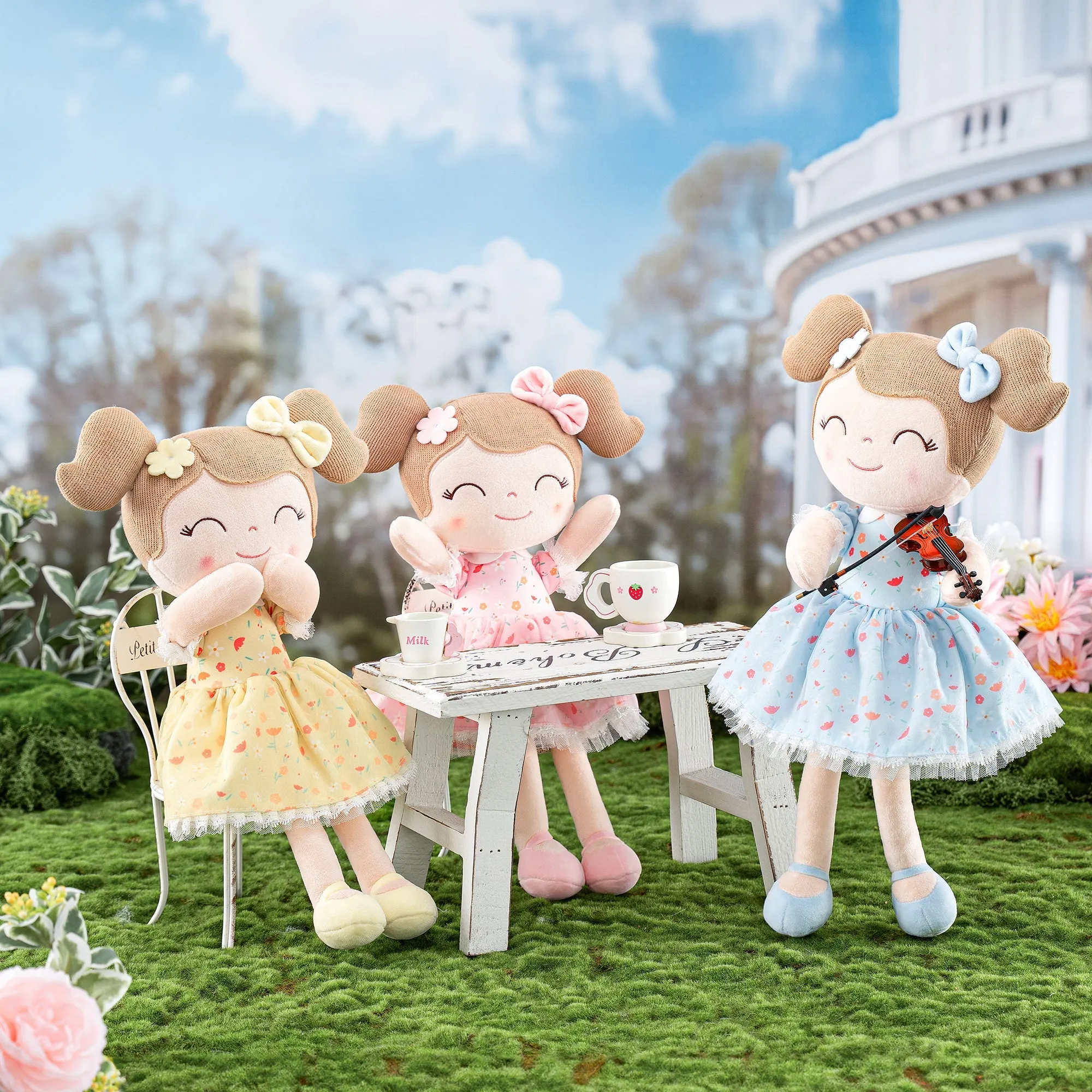 Gloveleya 16-inch Personalized Flower Fairy Girls Dolls Series