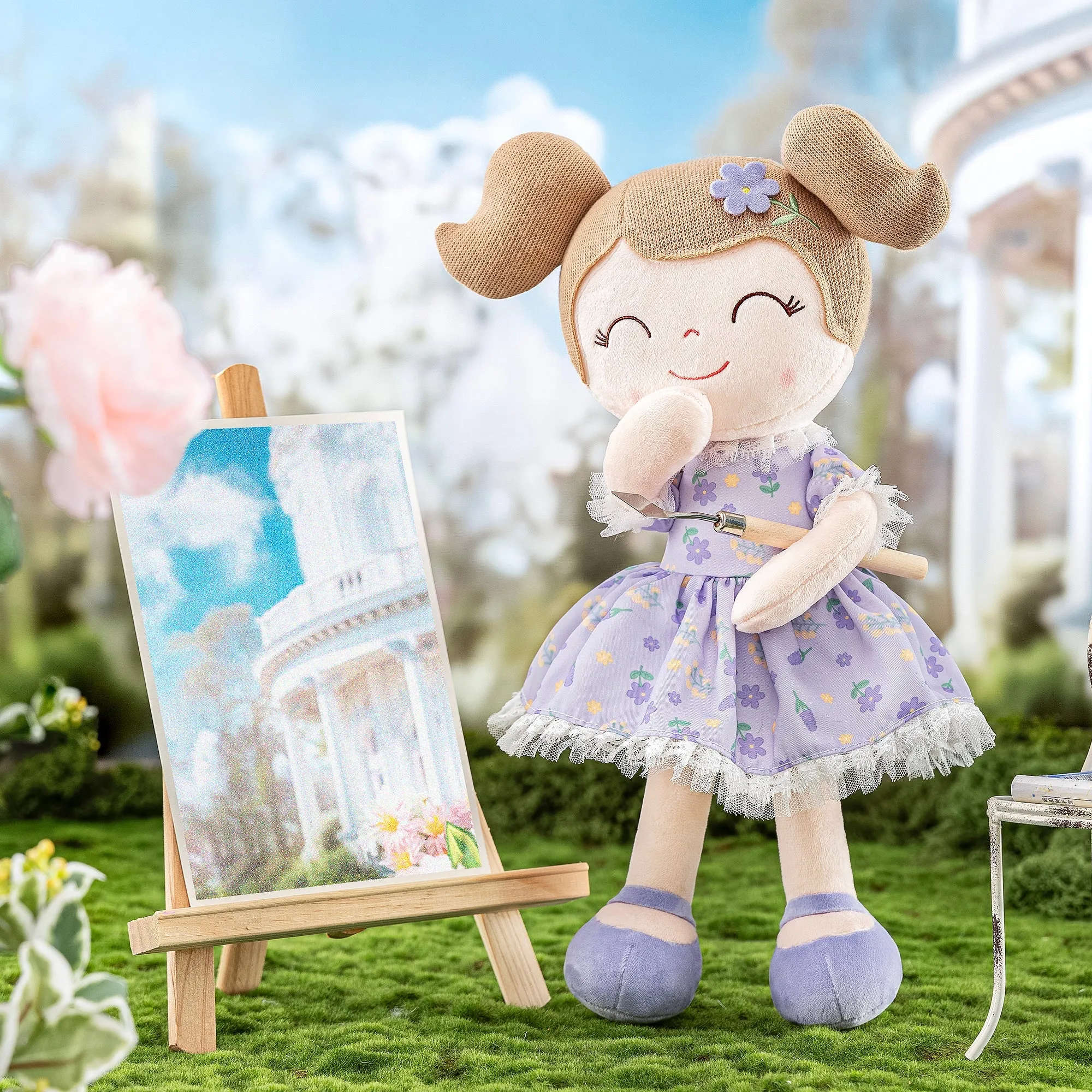 Gloveleya 16-inch Personalized Flower Fairy Girls Dolls Series