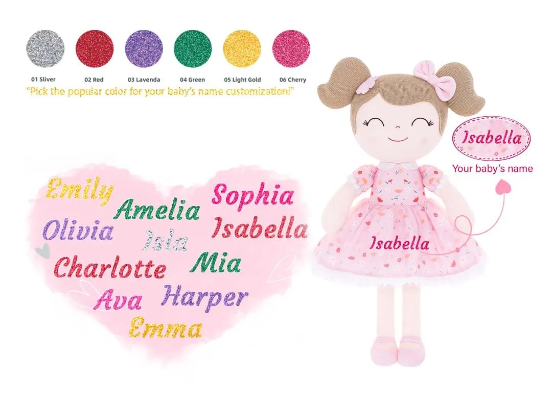 Gloveleya 16-inch Personalized Flower Fairy Girls Dolls Series