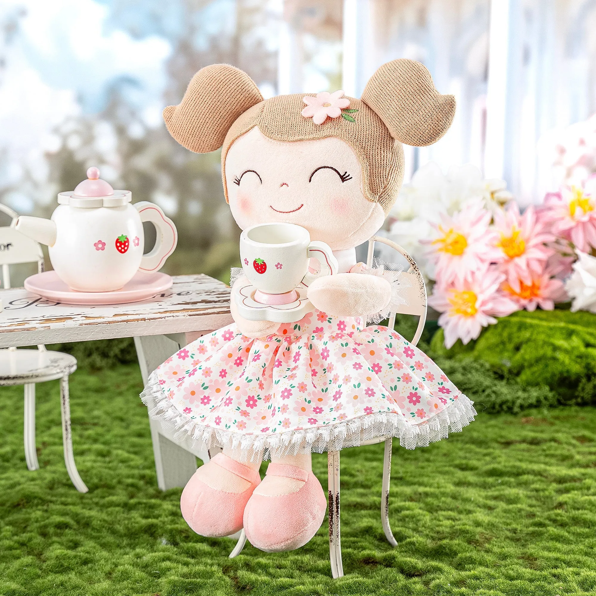Gloveleya 16-inch Personalized Flower Fairy Girls Dolls Series