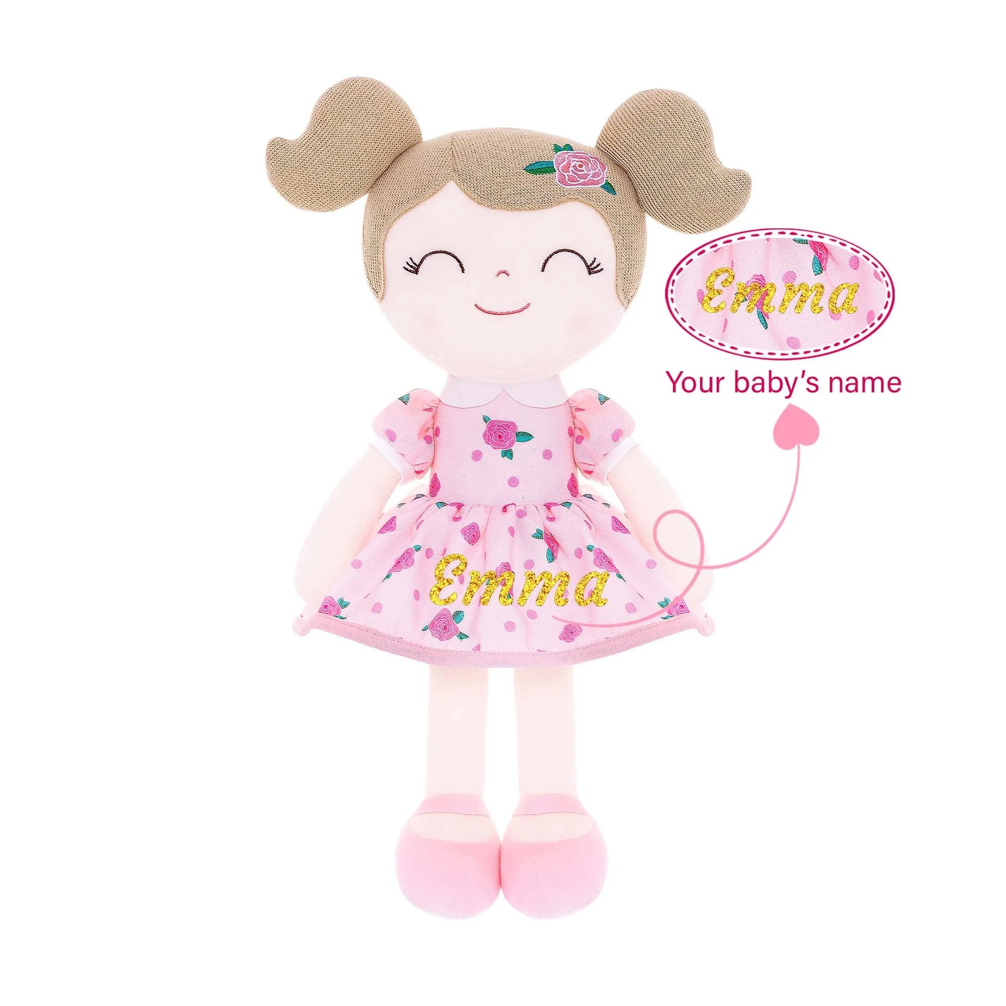 Gloveleya 16-inch Personalized Flower Fairy Girls Dolls Series