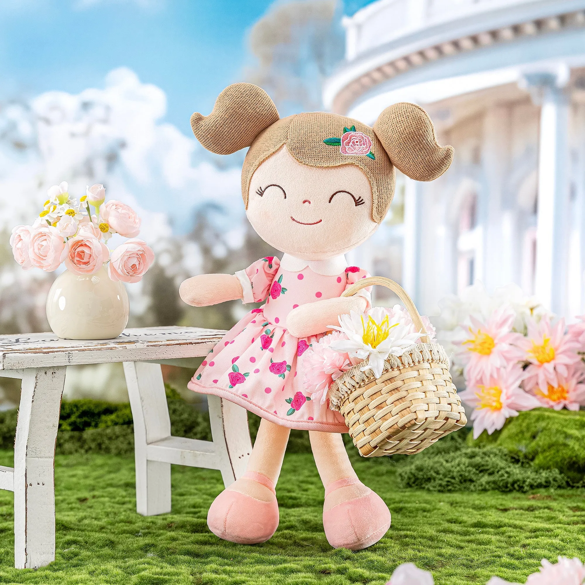 Gloveleya 16-inch Personalized Flower Fairy Girls Dolls Series