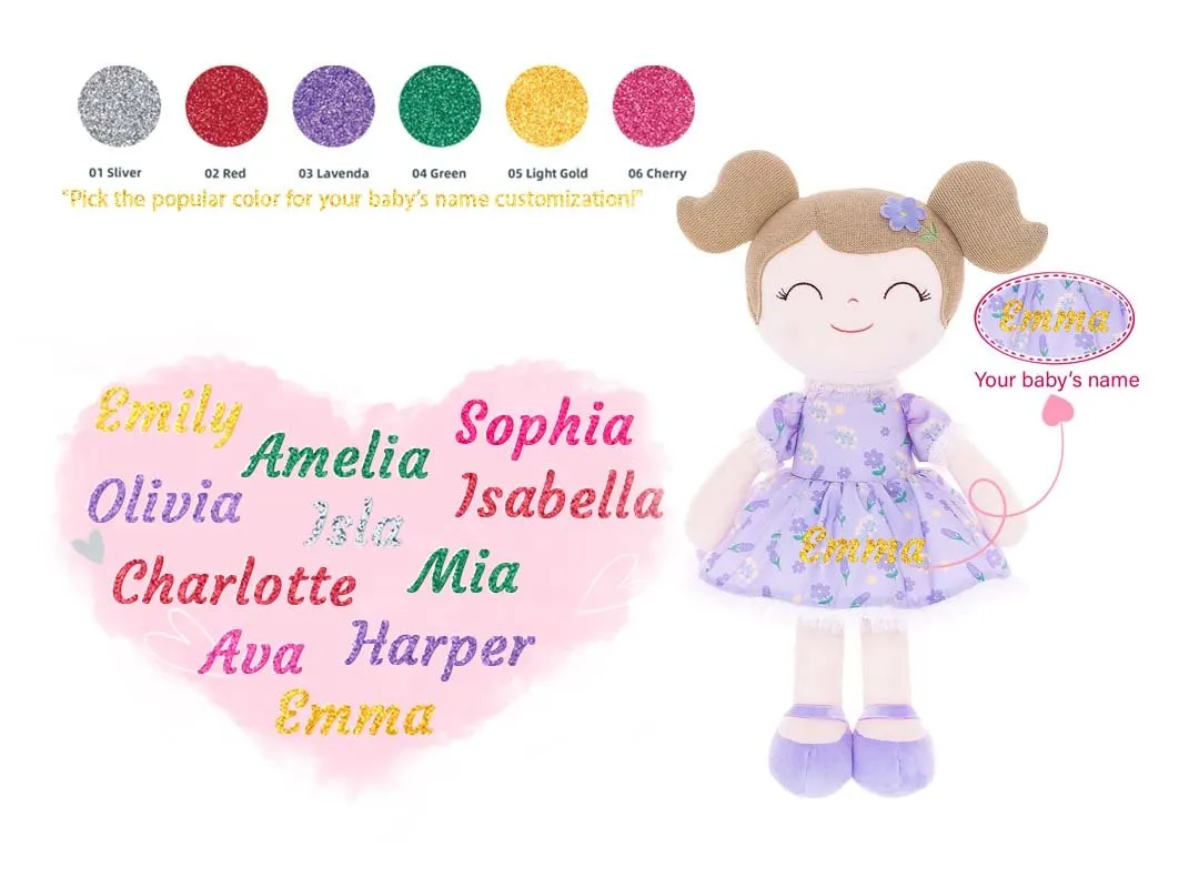 Gloveleya 16-inch Personalized Flower Fairy Girls Dolls Series
