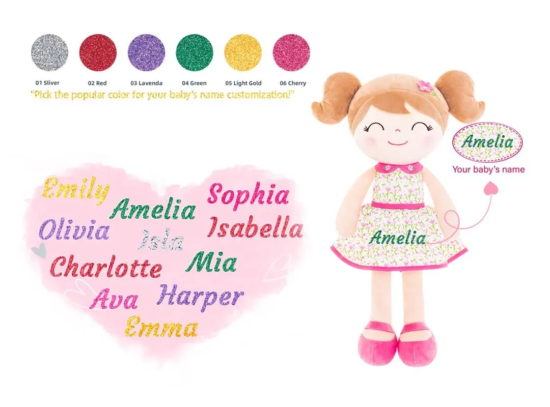 Gloveleya 16-inch Personalized Flower Fairy Girls Dolls Series