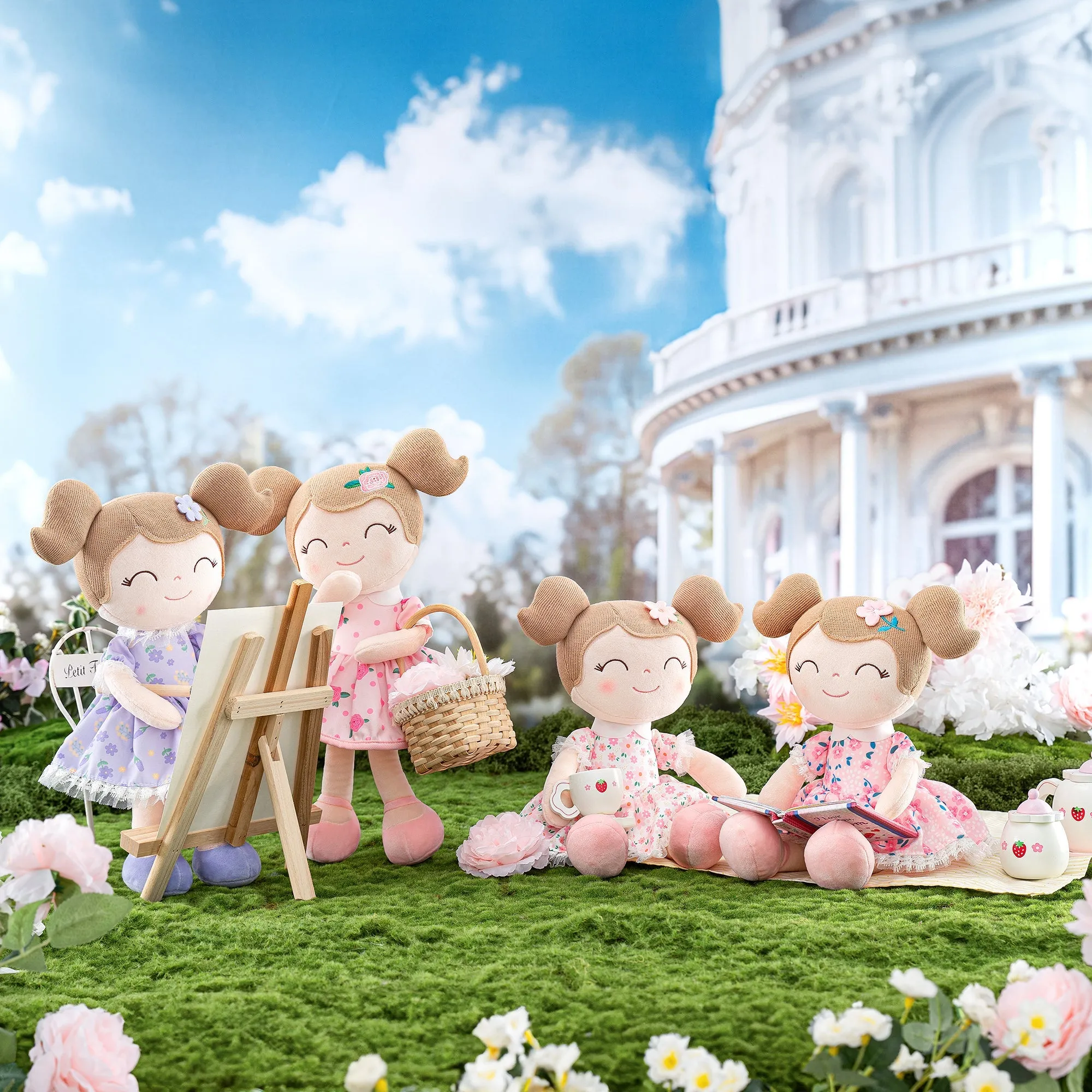 Gloveleya 16-inch Personalized Flower Fairy Girls Dolls Series