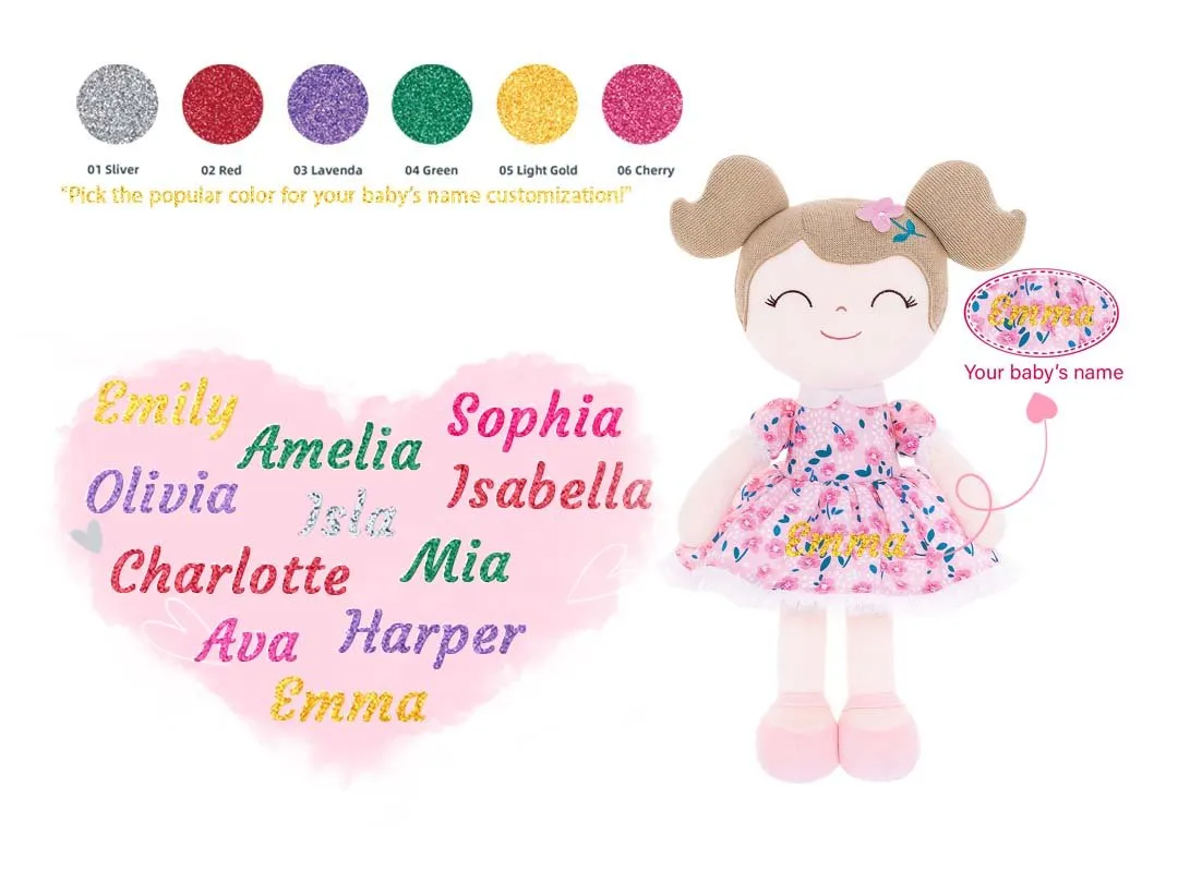 Gloveleya 16-inch Personalized Flower Fairy Girls Dolls Series