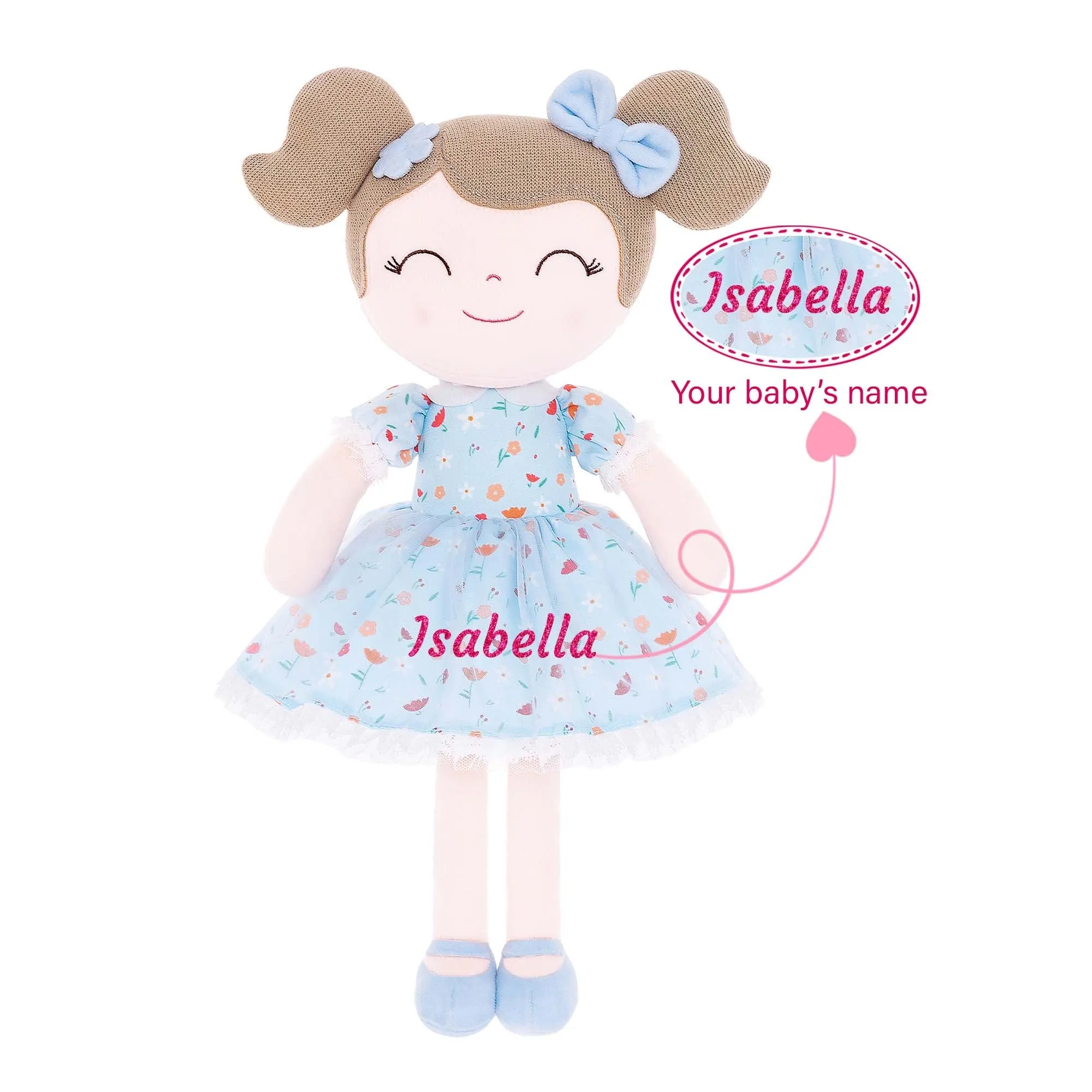 Gloveleya 16-inch Personalized Flower Fairy Girls Dolls Series