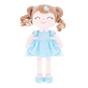 Gloveleya 16-inch Plush Dolls Curly Love Heart Princess Dolls - Blue