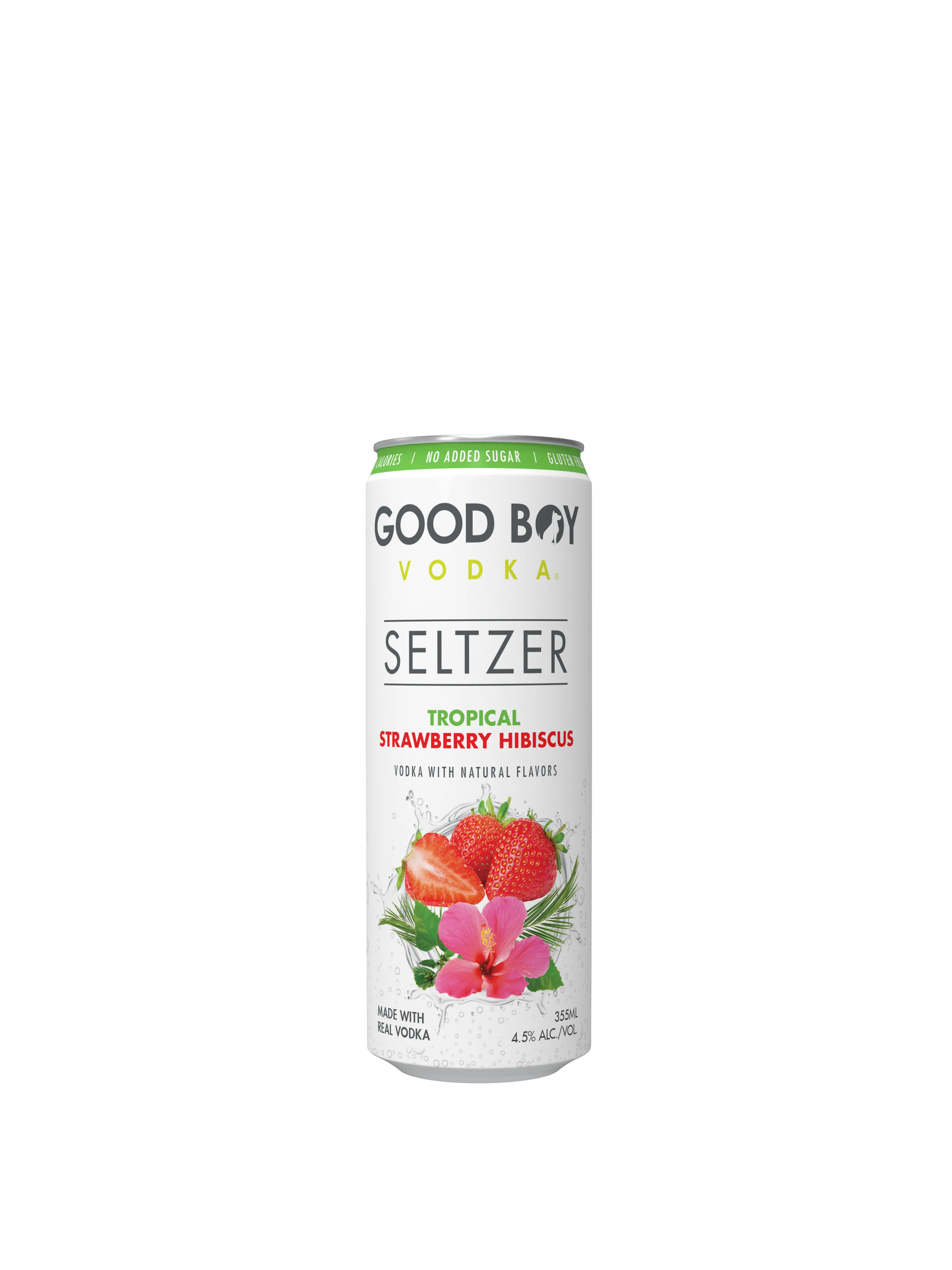 Good Boy Vodka Cocktail - Tropical Strawberry Hibiscus 4pk