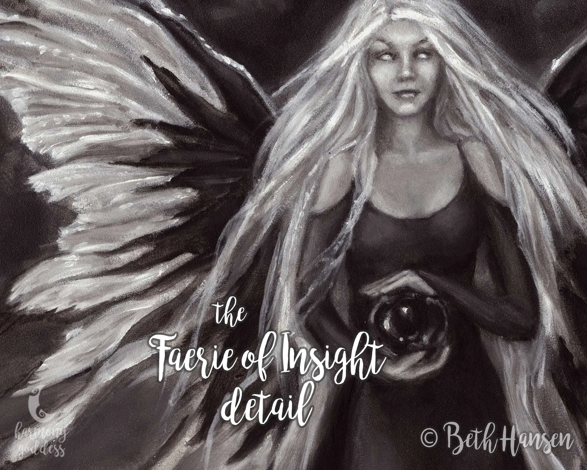 Gothic Dark Fairy Altar Print