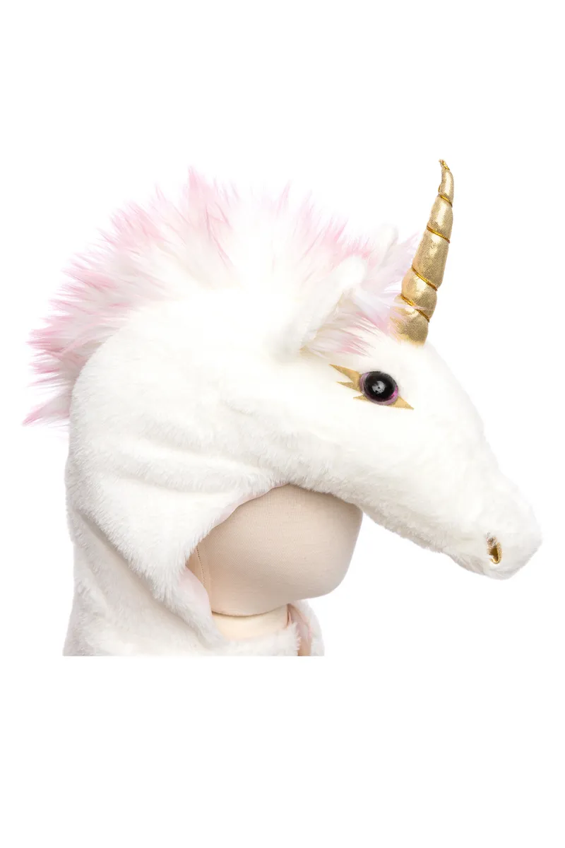 Great Pretenders Unicorn Cuddle Cape. White, Size 4-6