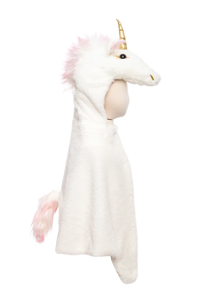 Great Pretenders Unicorn Cuddle Cape. White, Size 4-6