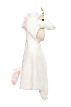 Great Pretenders Unicorn Cuddle Cape. White, Size 4-6