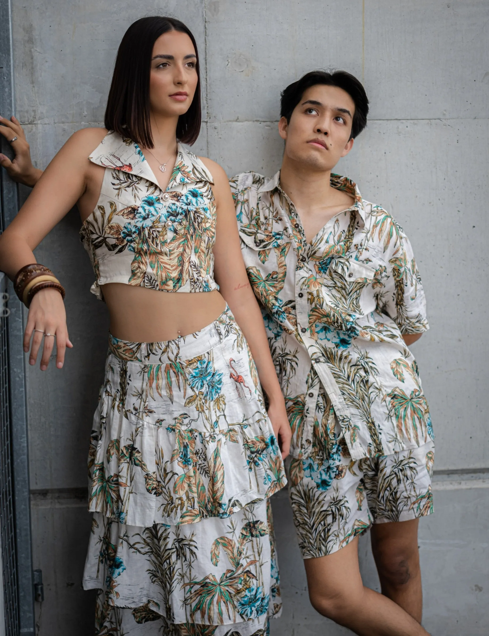 Henry Relaxed short - Palm Springs Print