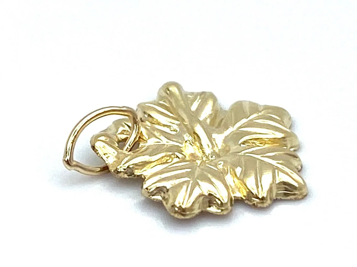 Hibiscus Flower Charm ,14KGF & Sterling Silver, Sku#2433 C