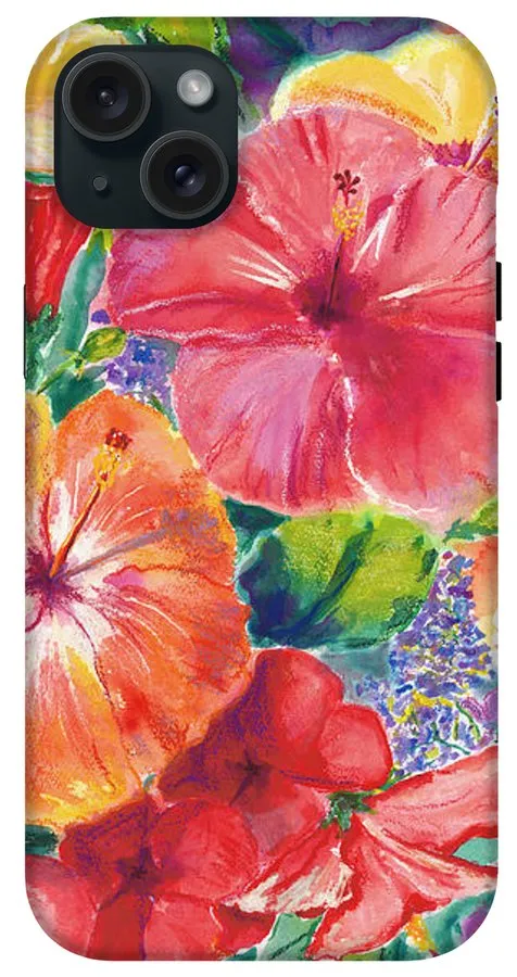 Hibiscus Impressions - Phone Case