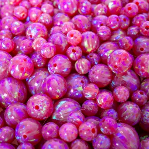 Hibiscus Opal Craft Beads