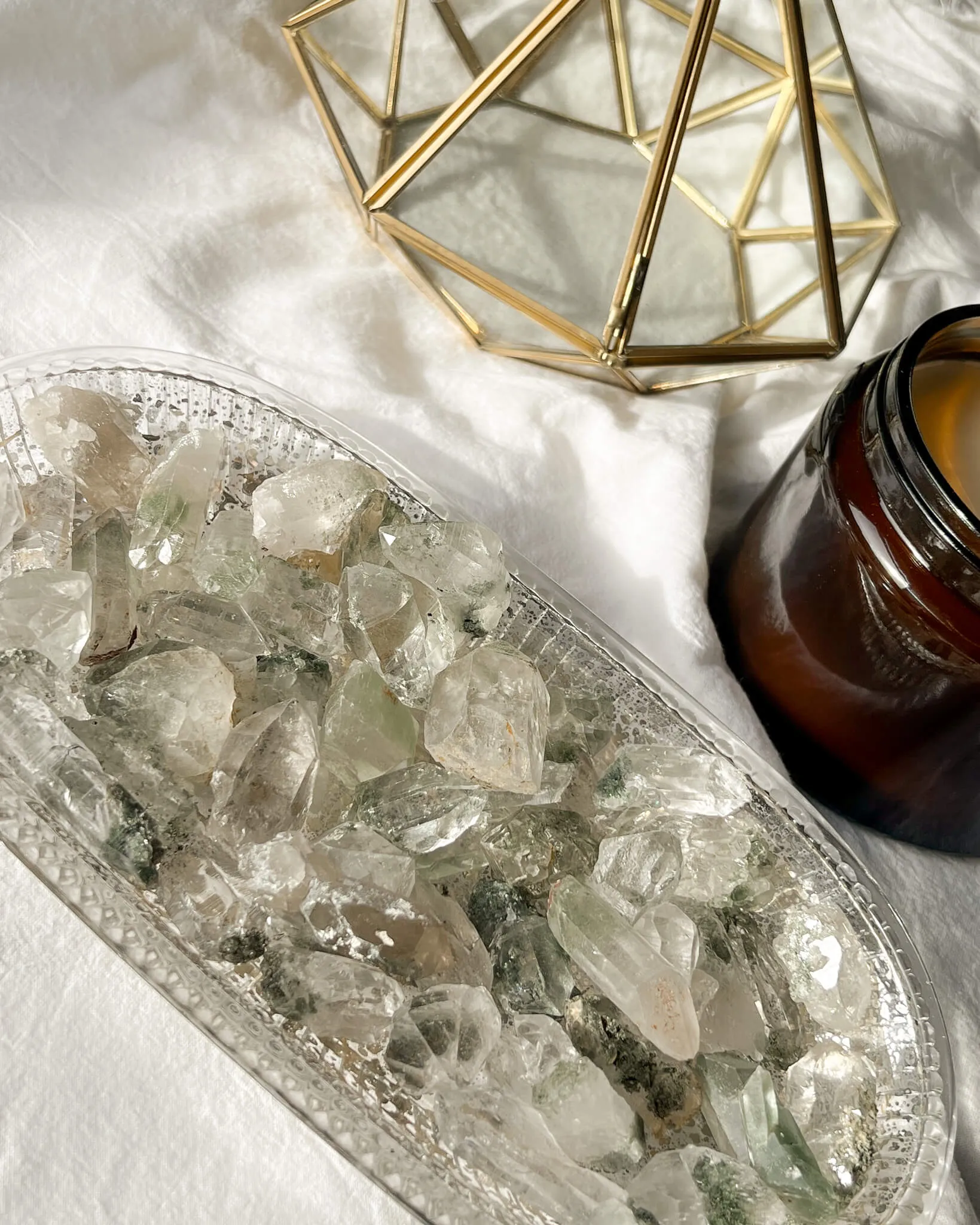 Himalayan Quartz With Chlorite Pocket Piece