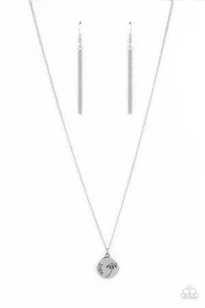 Hold on to Hope Silver Paparazzi Necklace