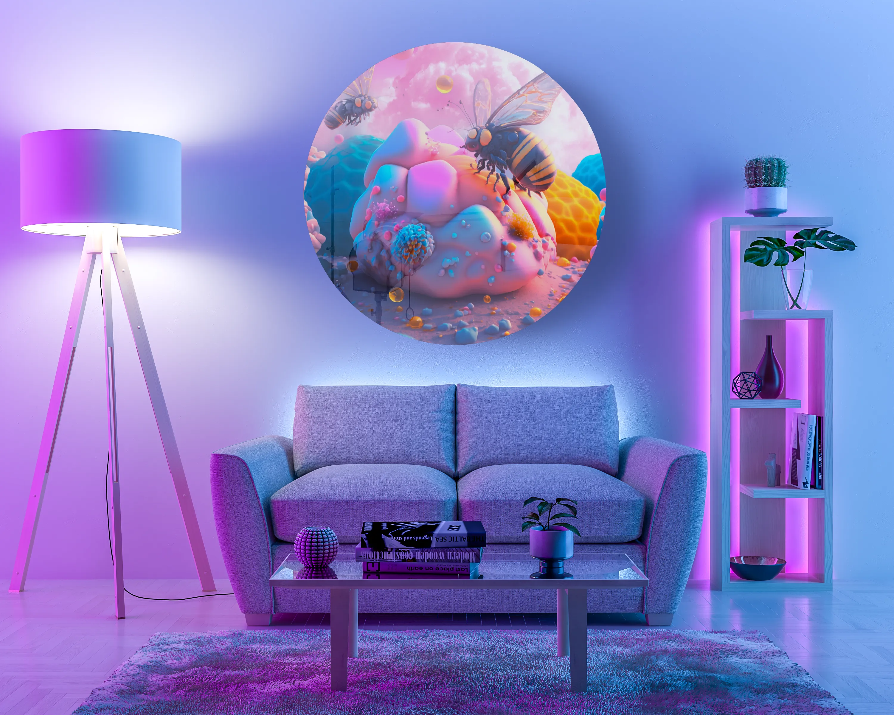 Honeysuckle Immersive Crystal Acrylic Glass