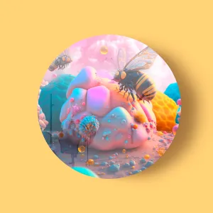 Honeysuckle Immersive Crystal Acrylic Glass