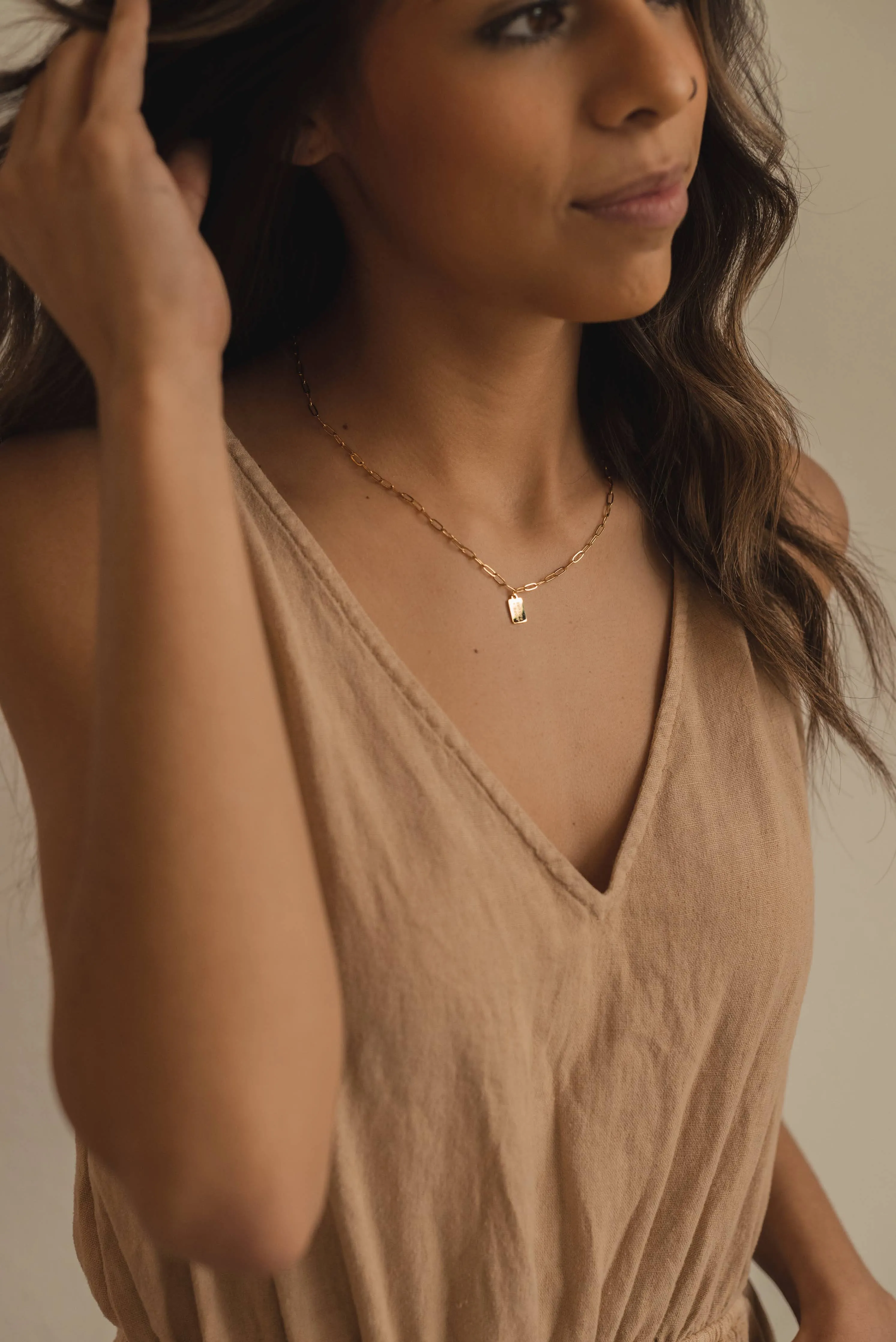 Hope   Future Mini Tag Necklace | Christian Jewelry