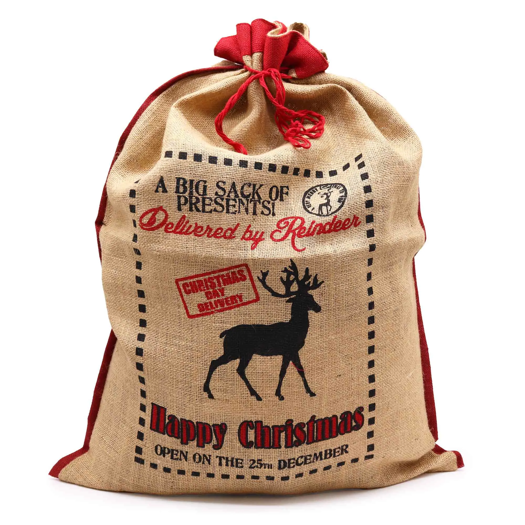 Jute Sack Delivered By Reindeer