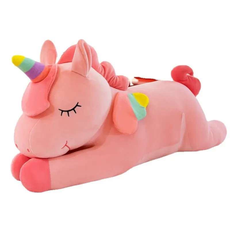 Kawaii Unicorn Plush Pillow 🦄✨ - Adorable Stuffed Doll for Kids' Birthdays & Christmas Gifts! 🎁💕