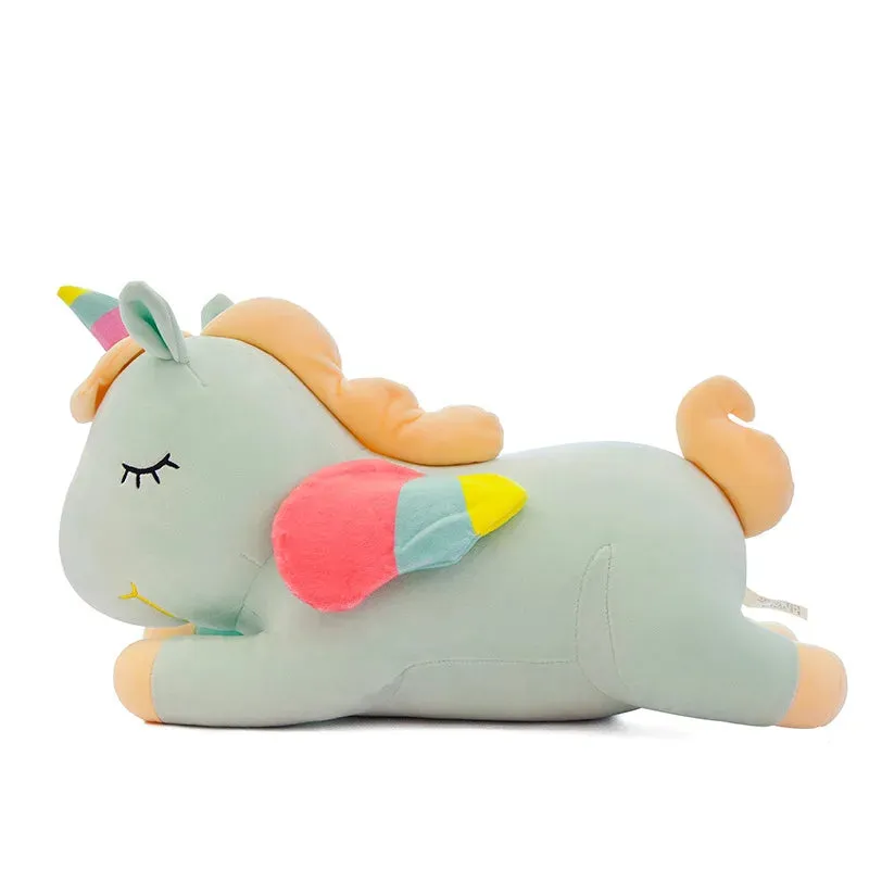 Kawaii Unicorn Plush Pillow 🦄✨ - Adorable Stuffed Doll for Kids' Birthdays & Christmas Gifts! 🎁💕