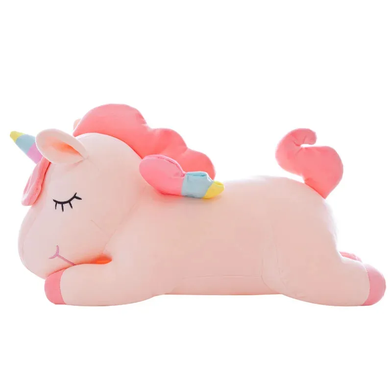 Kawaii Unicorn Plush Pillow 🦄✨ - Adorable Stuffed Doll for Kids' Birthdays & Christmas Gifts! 🎁💕